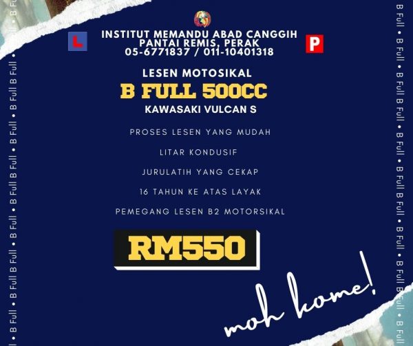 PROMOSI LESEN MOTOSIKAL (B FULL)